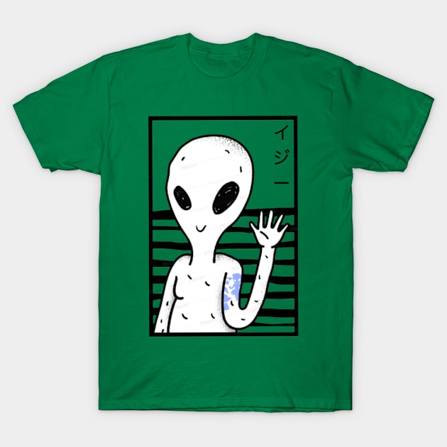 japan alien T-Shirt by izzyjayyy